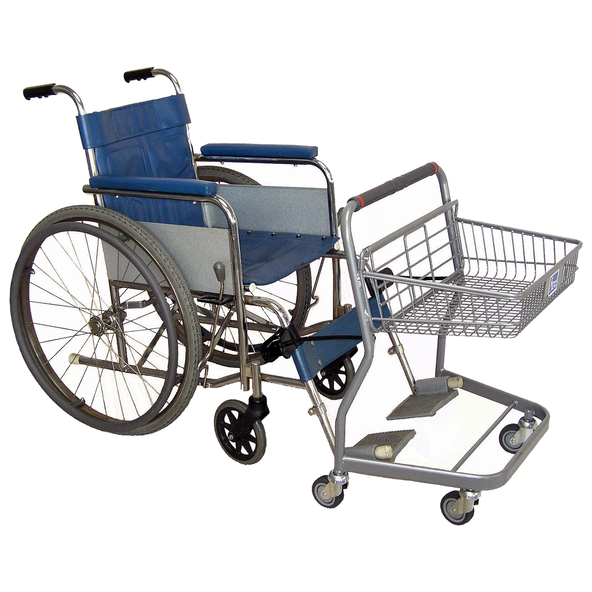車椅子用ショッピングカート/M162K3-C75Y/測定/包装/物流/専門 株式会社シロ産業