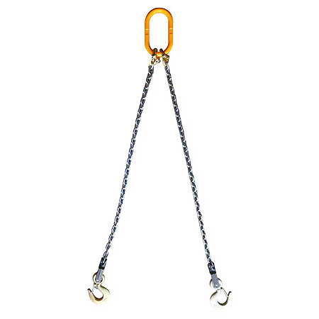 天秤棒用2本吊りチェーンスリング(φ5.6mm×2m)/M400CS-D562M/測定/包装/物流/専門 - 株式会社シロ産業