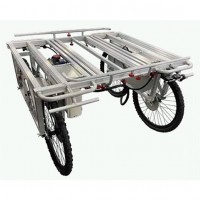 電動収穫台車(四輪台車)26インチエアータイヤ仕様