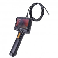 直視+側視 360°回転工業用内視鏡 (Φ8mm×2m IP67防水 狭所・配管内壁点検向け)