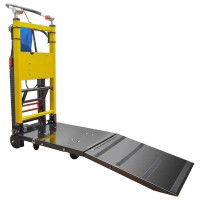 電動階段台車用荷台乗込みスロープアタッチメント