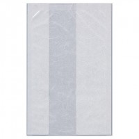 水産農産加工品用三方袋（120×180）雲流柄ストライプ白色/小ロット