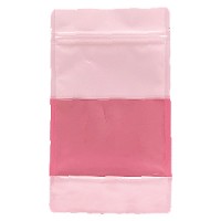 バリア性チャック付き三方袋（140×220）薄ピンク色　小ロット
