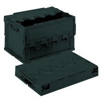 導電性折りたたみコンテナ蓋付き（50L）