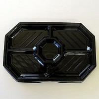 蒸気加熱ボックスオードブル用角型タイプ（黒）