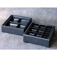 蒸気加熱ボックス2段会席膳（4×4マス）冷凍保管対応
