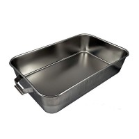 ステンレス製スタッキング給食バット（612×389mm）用フタ