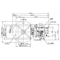 自動ストレッチフイルムパレット包装機(リモコン駆動自動フィルムセット/カット/溶着機能)