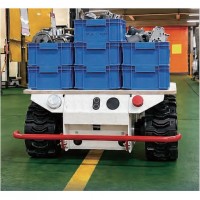簡単ルート設定クローラ式無人搬送車AGV 電動牽引車(最大積載100kg)