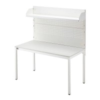 前面有孔ボード付き軽量作業台（W1500×D770×H1700mm）