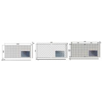 高耐候性EVA軟質滑り止め付歩行路養生マット15mm×1000mm×2000mm