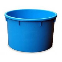 丸型オープン容器(ブルー)