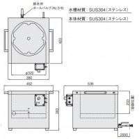 ペール缶用湯せんヒーターボックス