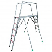 四脚調節式ピット内作業台