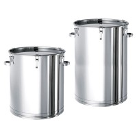 大型SUS304ステンレス容器（1000L）クリップ密閉タイプ