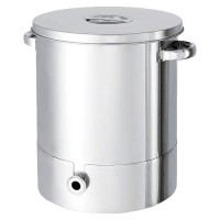 傾斜底仕様SUS304ステンレス容器（10L）スタンダードタイプ