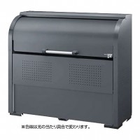スチールゴミ箱(高耐食溶融メッキ)奥行500mm高級グレー色