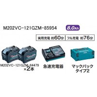 充電器＆バッテリー2個セット（8.0Ah）収納ケース付き
