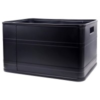 黒色アルミ製オープントップコンテナボックス（70L）