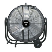 キャスター付大型ファン（羽径径75cm）