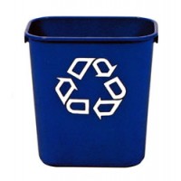 デスクサイドゴミ箱(リサイクルマーク付)