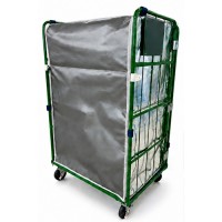 ネスティング対応カゴ台車用保冷カバー食品配送・冷蔵物流向け