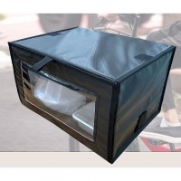 折りたたみ式食品用簡易保温ボックス(AC100V 透明窓付き)