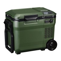 充電式保冷庫保温庫　18L（フォレストブグリーン）蓄電池付き