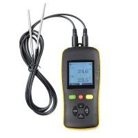 超低温・高温対応高精度温度ロガー-200～+660℃（Pt1000プローブ2本付き）
