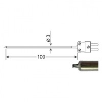 K熱電対気体温度プローブ（-65～＋400℃）