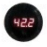 小型無線防水温度計(LED有線AC電源駆動pt100Ω出力)黒色