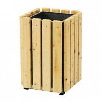 再生木材屋外ゴミ箱(ひのき)