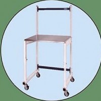 移動式 ステンレス天板R付仕様作業台 単体（W930）