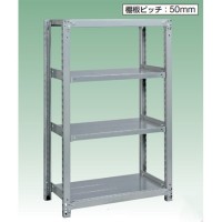 屋外用高耐食性メッキ中量棚（３００ｋｇ／段・連結・６段）
