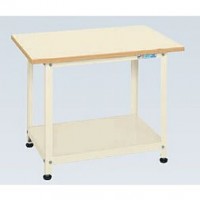軽量小型作業台ポリエステル天板仕様 均等荷重50kg（750×500×575mm）本体アイボリー