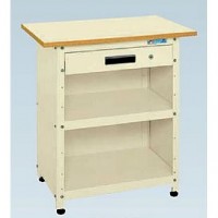 軽量小型作業台ポリエステル天板仕様 均等荷重50kg（750×500×785mm）本体アイボリー
