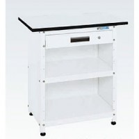 軽量小型作業台ポリエステル天板仕様 均等荷重50kg（750×500×785mm）本体パールホワイト