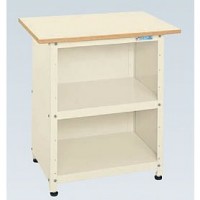 軽量小型作業台ポリエステル天板仕様 均等荷重50kg（750×500×785mm）本体アイボリー