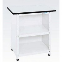 軽量小型作業台ポリエステル天板仕様 均等荷重50kg（750×500×785mm）本体パールホワイト