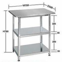 一人用ステンレス作業台