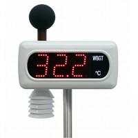 熱中症対策大型WBGT表示器(三脚取付タイプ軽量アルミ三脚付属)