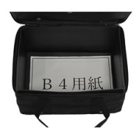 折りたたみ式宅配用ボックスバッグ（420×300×H240mm）黒