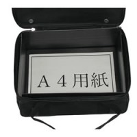 折りたたみ式宅配用ボックスバッグ（350×250×H160mm）黒