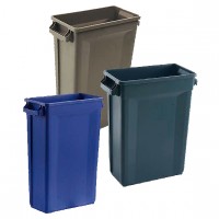 スリム型分別ゴミ箱（60L）ブルー