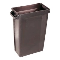 スリム型分別ゴミ箱（60L）ブラウン