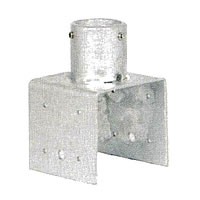 屋外単管パイプ支柱ベース（105mm幅）