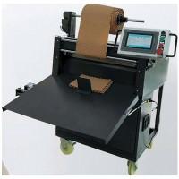 電動エンボス紙緩衝材カット製造機(600mm幅)
