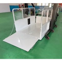 充電式段差解消移動式電動台車リフト(荷台寸法W1350×L2000mm)1TON