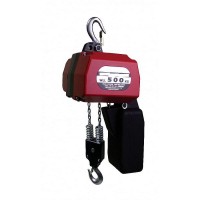 充電式小型電動チェーンブロック500kg揚程3m(充電器バッテリー別売)