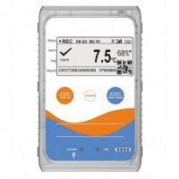 温湿度セルラー通信データロガー輸送用（温度、湿度、照度、 振動（衝撃 0G ~ 16G）、傾斜、位置、動作）繰り返し使用タイプ